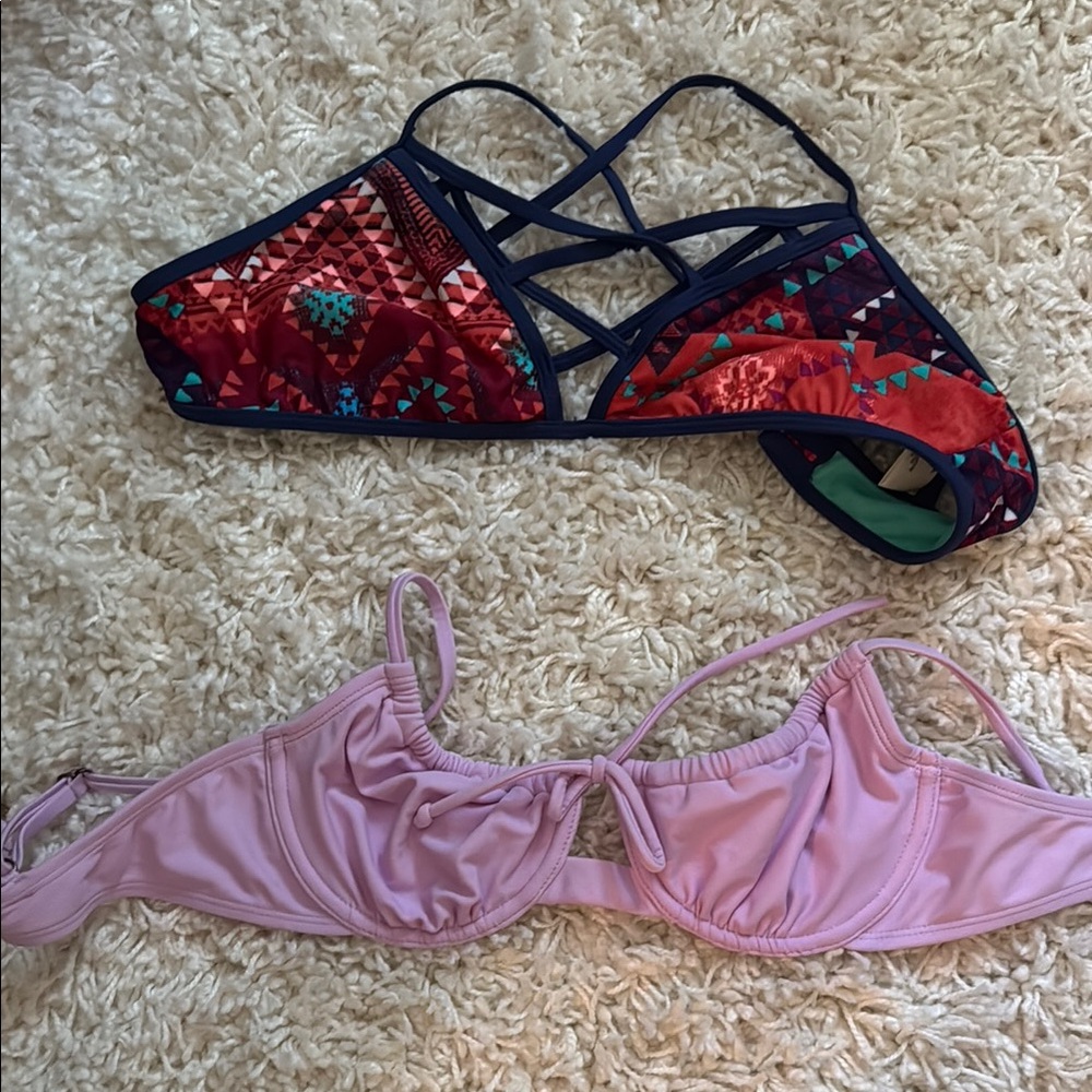 Colorful bikinis!